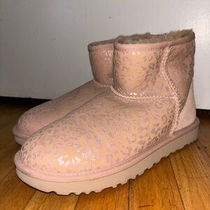 Pink leopard uggs
